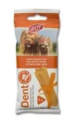 Купить titbit лакомство для собак жевательный снек dent со вкусом сыра (для мелких пород)