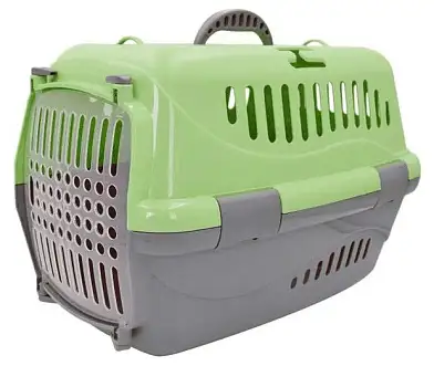Homepet переноска для собак и кошек зеленая